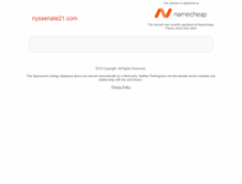 Tablet Screenshot of nyssenate21.com